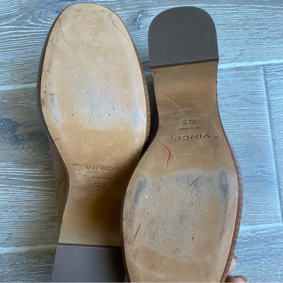 Vince Navina Leather Clog Mule Brown - Picture 7 of 15